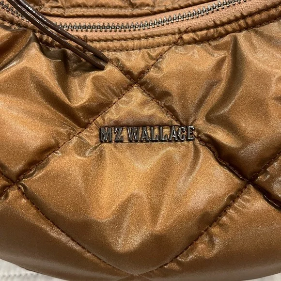 MZ Wallace Copper Quilted Women's Bag - Picture 2 of 7